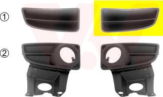 Van Wezel 1709591 - Griglia di ventilazione, Paraurti www.autoricambi360.it