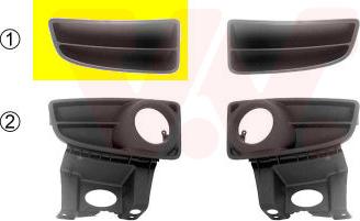 Van Wezel 1709592 - Griglia di ventilazione, Paraurti www.autoricambi360.it