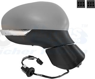 Van Wezel 1704818 - Specchio retrovisore esterno www.autoricambi360.it