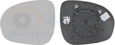 Van Wezel 1704837 - Vetro specchio, Specchio esterno www.autoricambi360.it