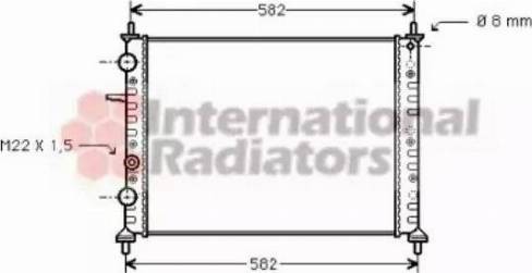 Van Wezel 17002162 - Radiatore, Raffreddamento motore www.autoricambi360.it