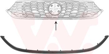 Van Wezel 1717517 - Modanatura decorativa / protettiva, Griglia radiatore www.autoricambi360.it