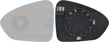 Van Wezel 1717837 - Vetro specchio, Specchio esterno www.autoricambi360.it