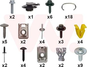 Van Wezel 1728794 - Kit montaggio, Paraurti www.autoricambi360.it