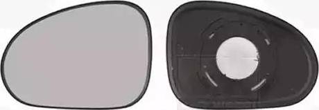 Van Wezel 8105831 - Vetro specchio, Specchio esterno www.autoricambi360.it