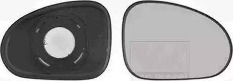 Van Wezel 8105832 - Vetro specchio, Specchio esterno www.autoricambi360.it