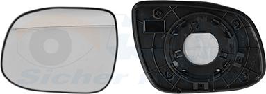 Van Wezel 8355831 - Vetro specchio, Specchio esterno www.autoricambi360.it