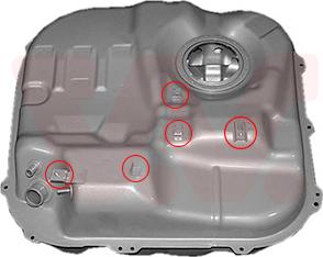 Van Wezel 8353082 - Serbatoio carburante www.autoricambi360.it