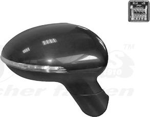 Van Wezel 8323818 - Specchio retrovisore esterno www.autoricambi360.it