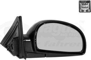Van Wezel 8225806 - Specchio retrovisore esterno www.autoricambi360.it