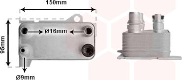 Van Wezel 30013704 - Radiatore olio, Cambio automatico www.autoricambi360.it