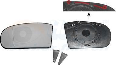 Van Wezel 3032837 - Vetro specchio, Specchio esterno www.autoricambi360.it