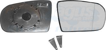 Van Wezel 3029862 - Vetro specchio, Specchio esterno www.autoricambi360.it