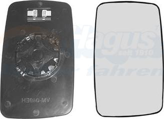 Van Wezel 3075862 - Vetro specchio, Specchio esterno www.autoricambi360.it