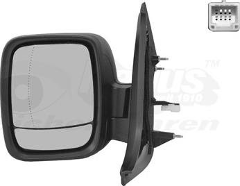 Van Wezel 3891807 - Specchio retrovisore esterno www.autoricambi360.it