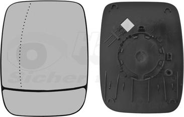 Van Wezel 3891831 - Vetro specchio, Specchio esterno www.autoricambi360.it