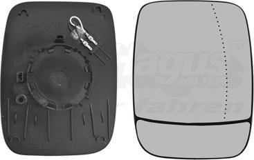Van Wezel 3891838 - Vetro specchio, Specchio esterno www.autoricambi360.it