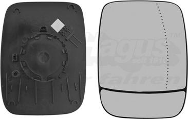 Van Wezel 3891832 - Vetro specchio, Specchio esterno www.autoricambi360.it