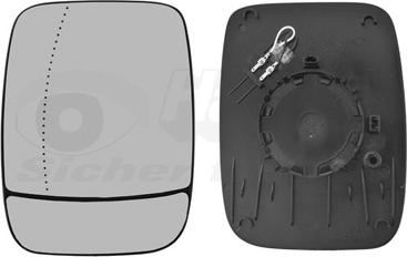 Van Wezel 3891837 - Vetro specchio, Specchio esterno www.autoricambi360.it