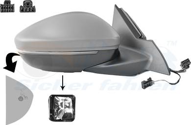Van Wezel 3807828 - Specchio retrovisore esterno www.autoricambi360.it