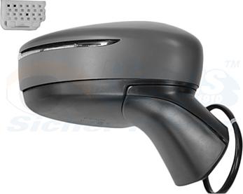Van Wezel 3340808 - Specchio retrovisore esterno www.autoricambi360.it