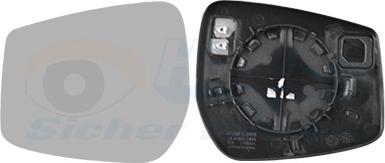 Van Wezel 3340837 - Vetro specchio, Specchio esterno www.autoricambi360.it