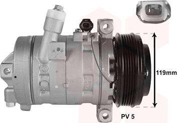 Van Wezel 3301K702 - Compressore, Climatizzatore www.autoricambi360.it