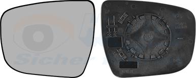 Van Wezel 3383835 - Vetro specchio, Specchio esterno www.autoricambi360.it