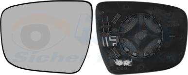 Van Wezel 3383837 - Vetro specchio, Specchio esterno www.autoricambi360.it