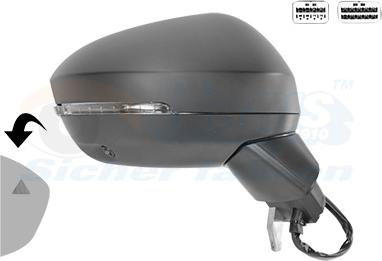 Van Wezel 3376828 - Specchio retrovisore esterno www.autoricambi360.it
