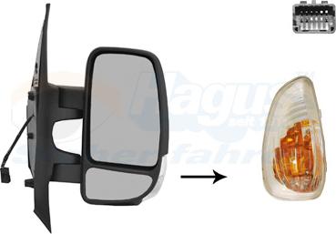 Van Wezel 3799808 - Specchio retrovisore esterno www.autoricambi360.it