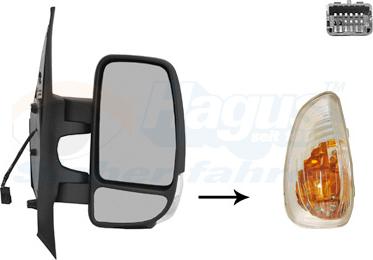 Van Wezel 3799802 - Specchio retrovisore esterno www.autoricambi360.it