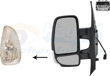 Van Wezel 3799817 - Specchio retrovisore esterno www.autoricambi360.it