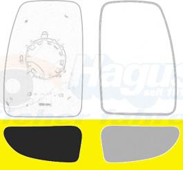 Van Wezel 3799834 - Vetro specchio, Specchio esterno www.autoricambi360.it