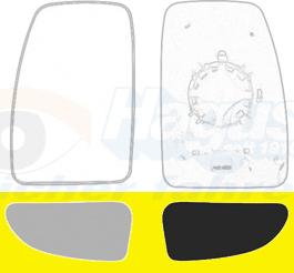 Van Wezel 3799833 - Vetro specchio, Specchio esterno www.autoricambi360.it