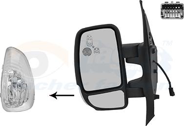 Van Wezel 3799827 - Specchio retrovisore esterno www.autoricambi360.it