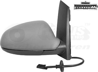 Van Wezel 3749818 - Specchio retrovisore esterno www.autoricambi360.it