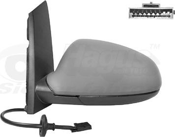 Van Wezel 3749817 - Specchio retrovisore esterno www.autoricambi360.it
