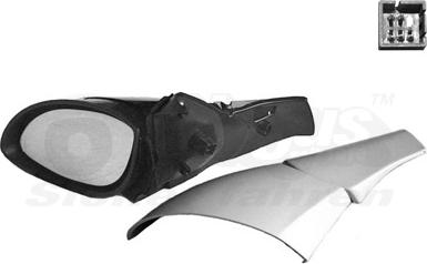 Van Wezel 3766807 - Specchio retrovisore esterno www.autoricambi360.it