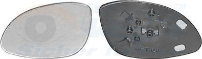 Van Wezel 3766832 - Vetro specchio, Specchio esterno www.autoricambi360.it