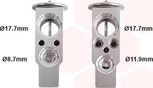Van Wezel 37001411 - Valvola ad espansione, Climatizzatore www.autoricambi360.it