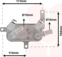 Van Wezel 37003698 - Radiatore olio, Cambio automatico www.autoricambi360.it