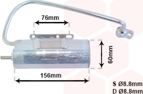 Van Wezel 3700D336 - Essiccatore, Climatizzatore www.autoricambi360.it