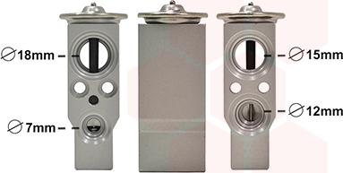 Van Wezel 37011702 - Valvola ad espansione, Climatizzatore www.autoricambi360.it