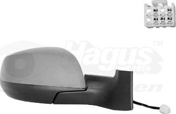 Van Wezel 3702818 - Specchio retrovisore esterno www.autoricambi360.it