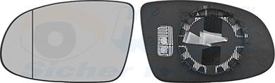 Van Wezel 3715837 - Vetro specchio, Specchio esterno www.autoricambi360.it