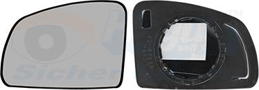 Van Wezel 3781833 - Vetro specchio, Specchio esterno www.autoricambi360.it