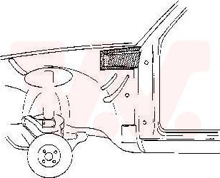 Van Wezel 3723354 - Parafango interno www.autoricambi360.it