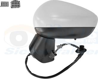 Van Wezel 3722807 - Specchio retrovisore esterno www.autoricambi360.it