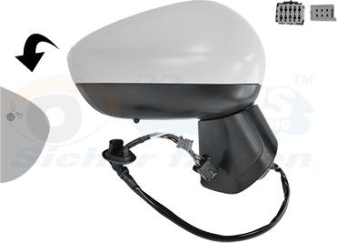 Van Wezel 3722818 - Specchio retrovisore esterno www.autoricambi360.it
